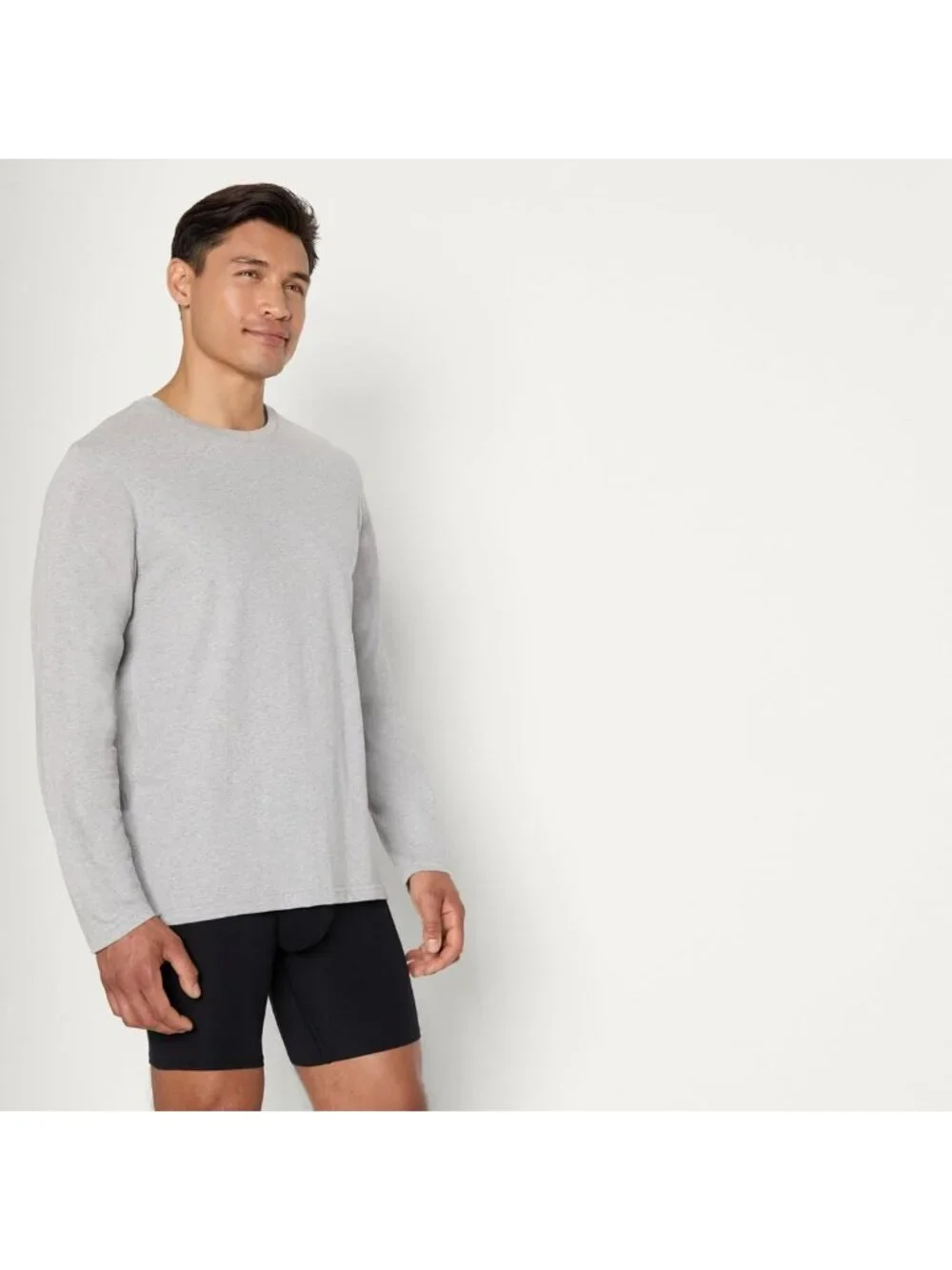 Men's Slim Fit Crewneck Undershirts - 6 Pack, Comfortable & Versatile Basics